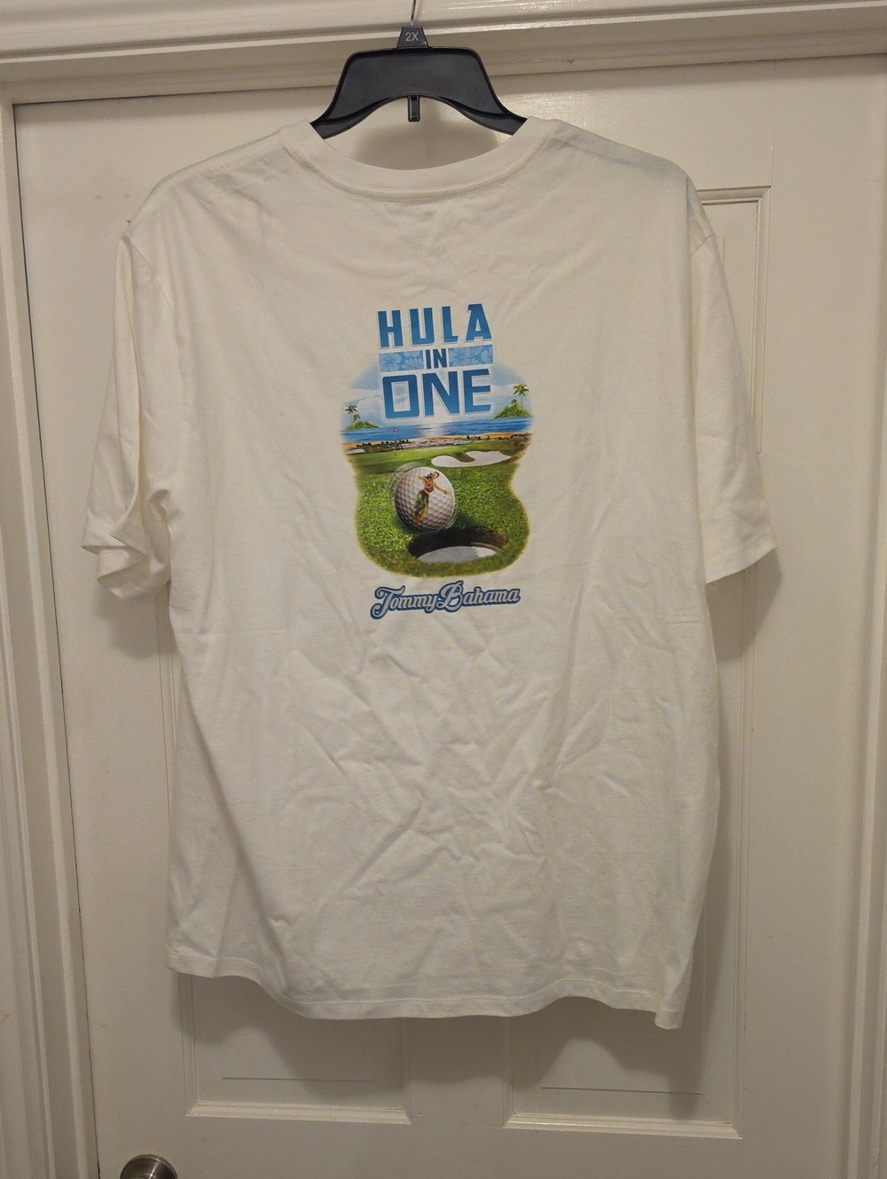 Tommy Bahama White Short-Sleeve 'Hula In One' Graphic Tee